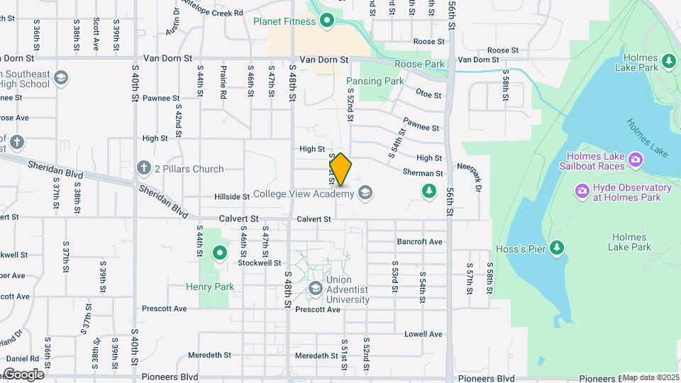 3502 S 51st St Map and Location Details