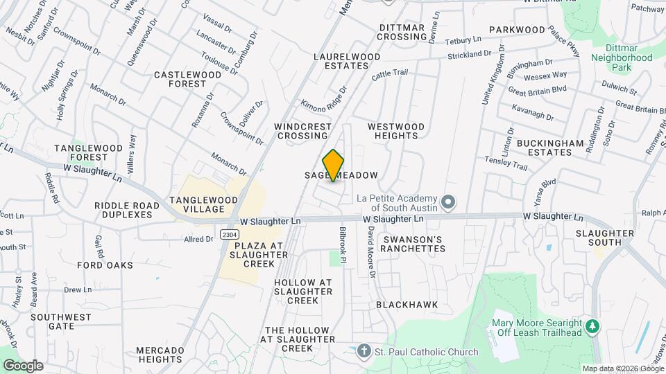 1420 Huckleberry Ln Map and Location Details