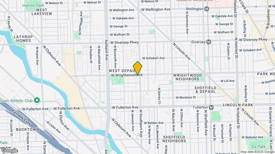 2552 N Southport Ave Map and Location Details
