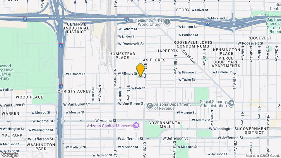 425 N 17th Dr Map and Location Details