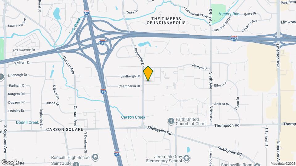 3836 Sherman Towne Dr Map and Location Details