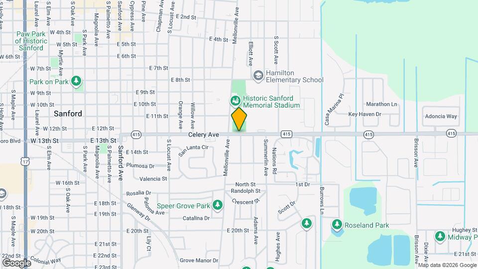 1312 Celery Ave Map and Location Details