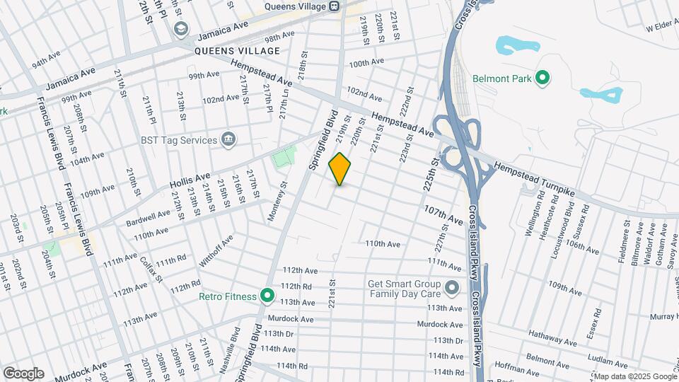 107-13 220th St Map and Location Details