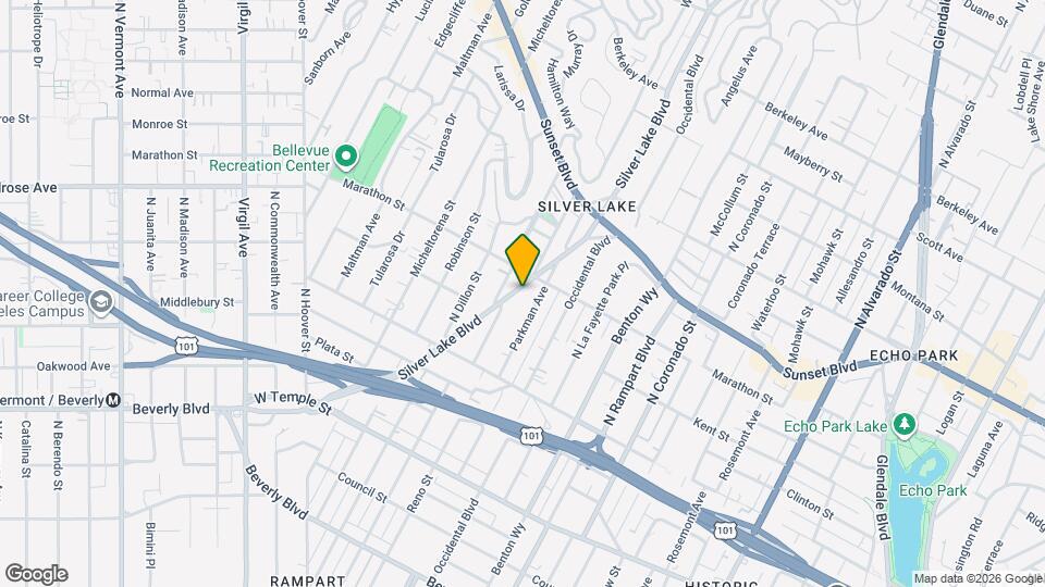 730 Silver Lake Blvd Map and Location Details