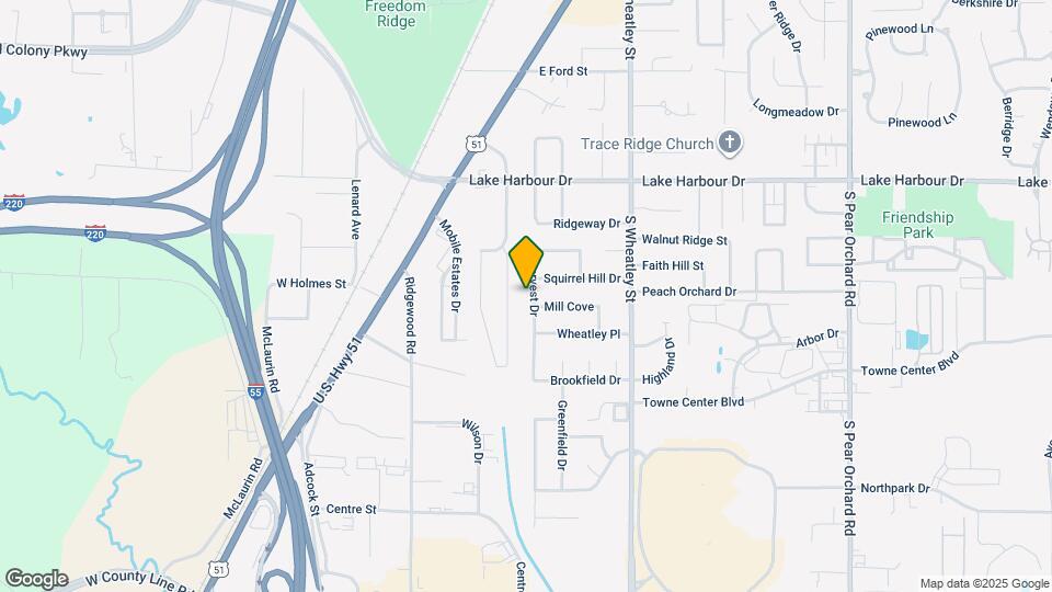 405 Harvest Dr Map and Location Details