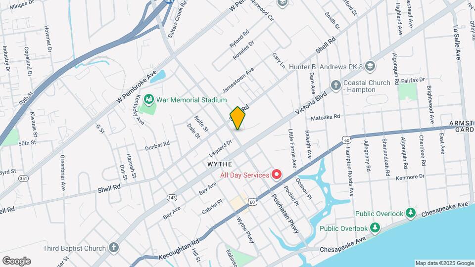 500 Powhatan Pkwy Map and Location Details