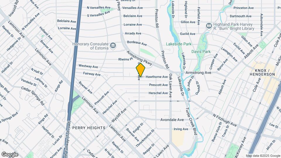 4100 Hawthorne Ave Map and Location Details