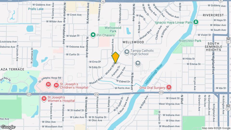 4615 Wishart Blvd Map and Location Details