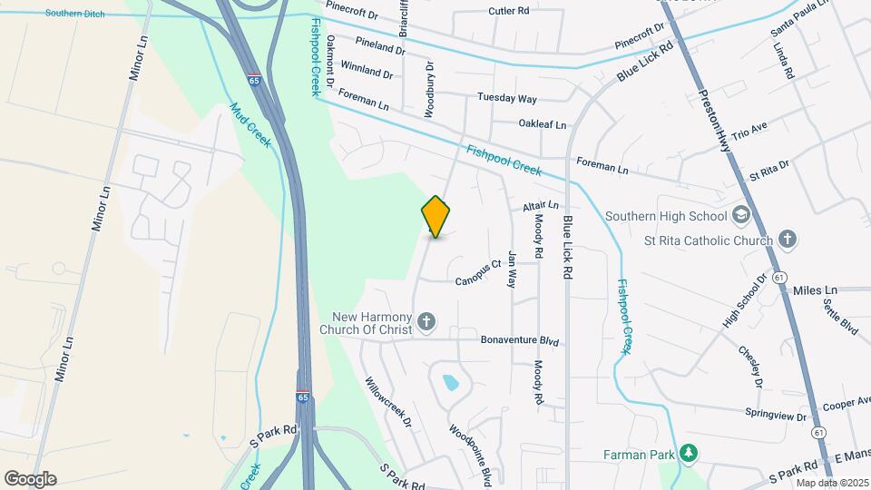 8605 Bost Ln Map and Location Details