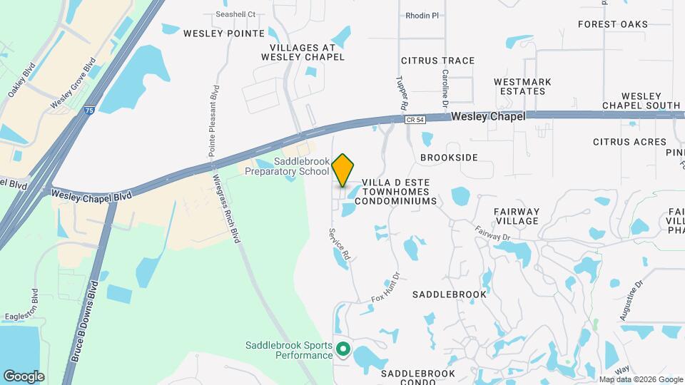 5700 Saddlebrook Way Mapa y Detalles de la Ubicación