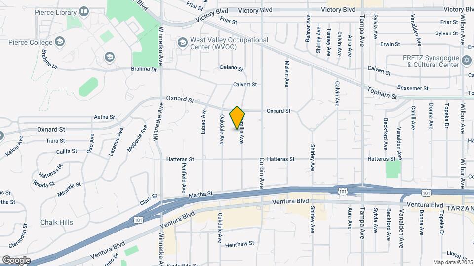 5907 Jumilla Ave Map and Location Details