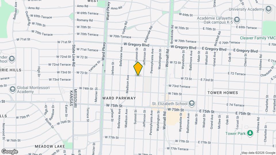 7301 Summit St Map and Location Details