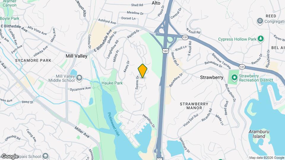 537 Seaver Dr Map and Location Details