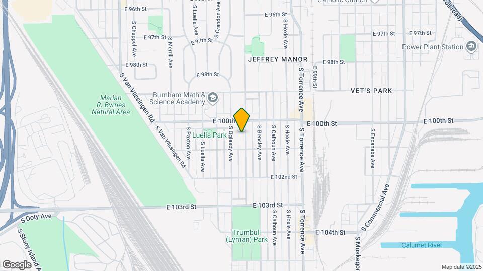 10030 S Yates Ave Map and Location Details