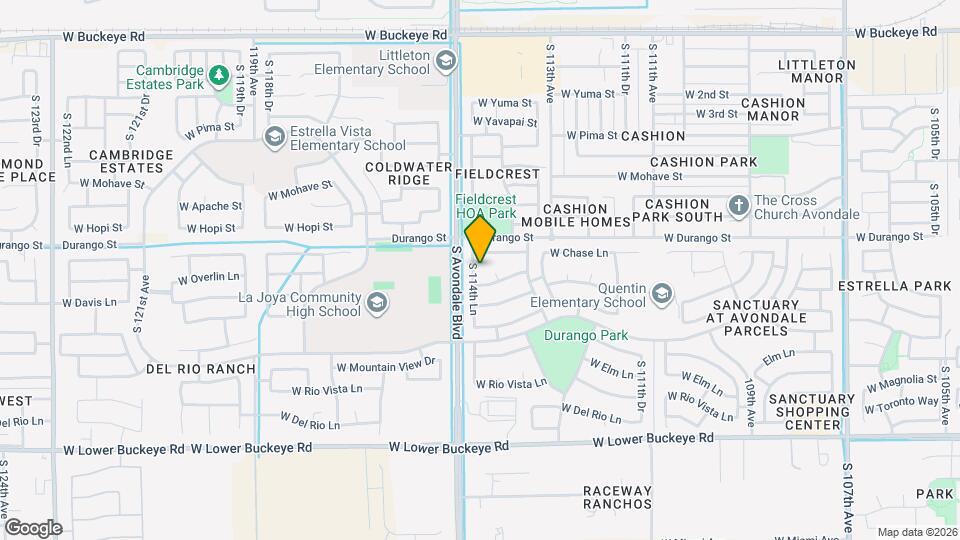 2125 S 114th Ln Mapa y Detalles de la Ubicación