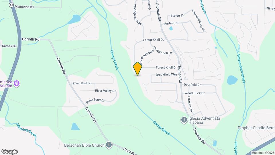 566 Brookfield Way Map and Location Details