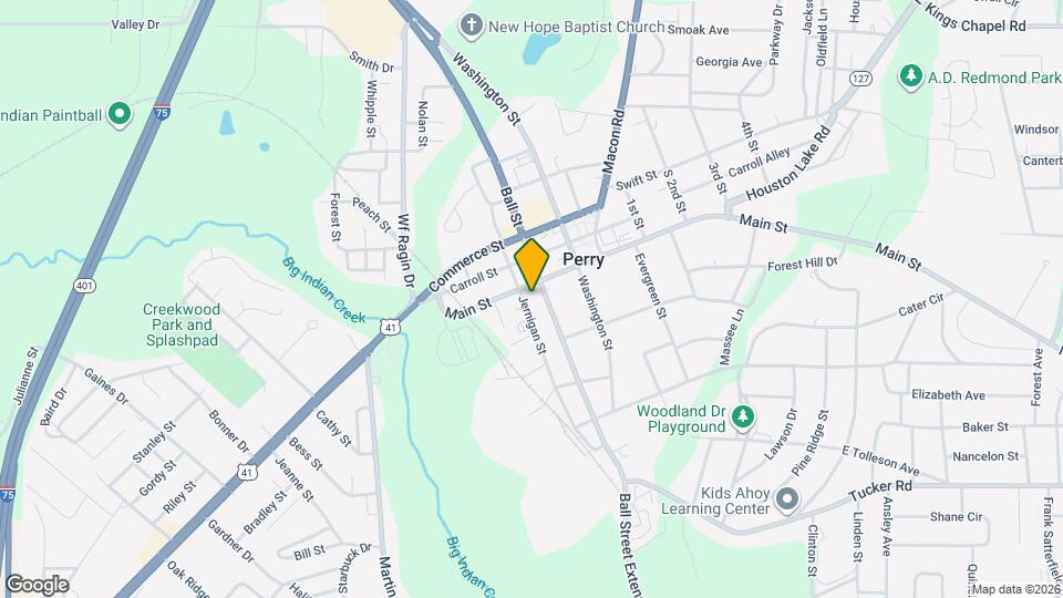 Perry Hotel Apartments Map and Location Details