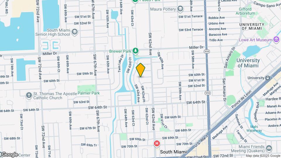 6021 SW 62nd Pl Map and Location Details