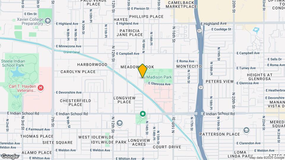 4310 N 14th St Map and Location Details
