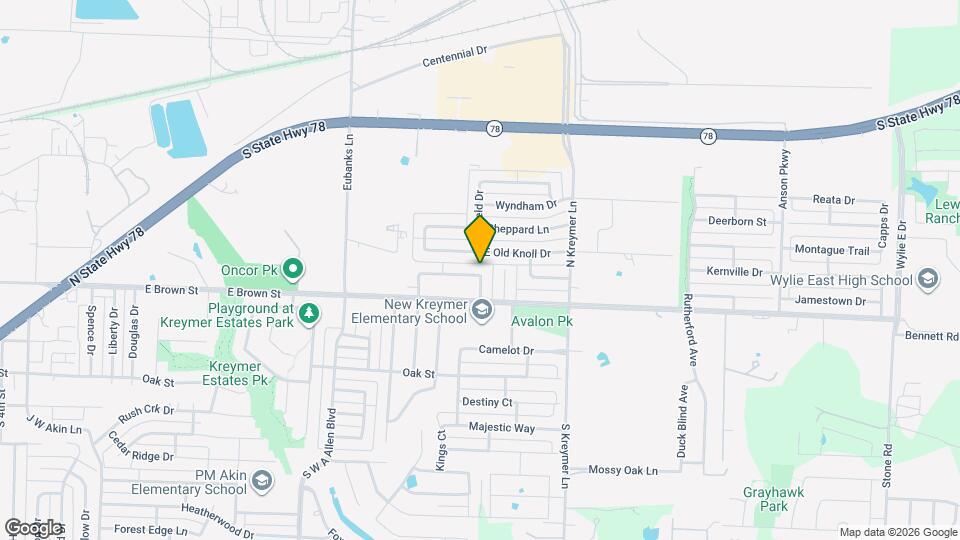 222 Wyndham Meadows Way Map and Location Details