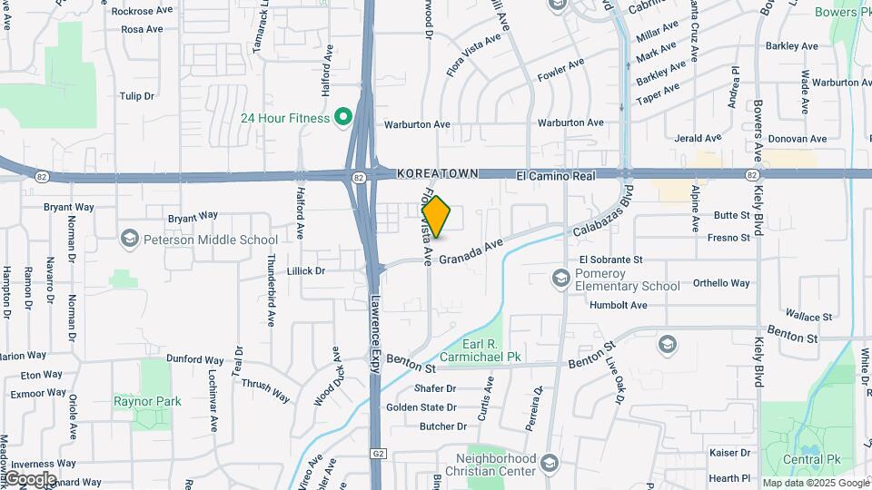 3690 Flora Vista Ave Map and Location Details