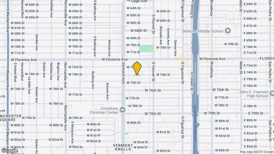 908 W 74th St Map and Location Details