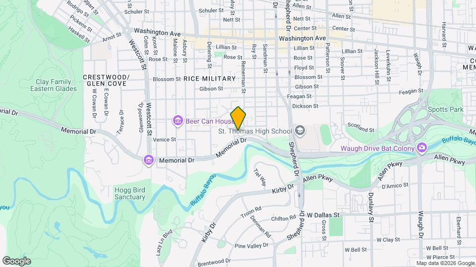 5214 Memorial Dr Map and Location Details