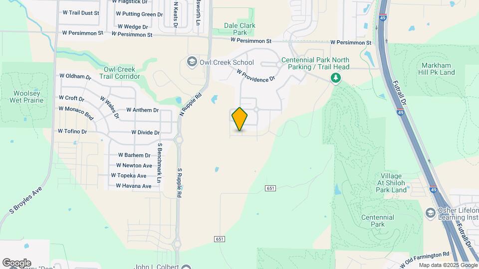 127 N Hawkstone Dr Map and Location Details