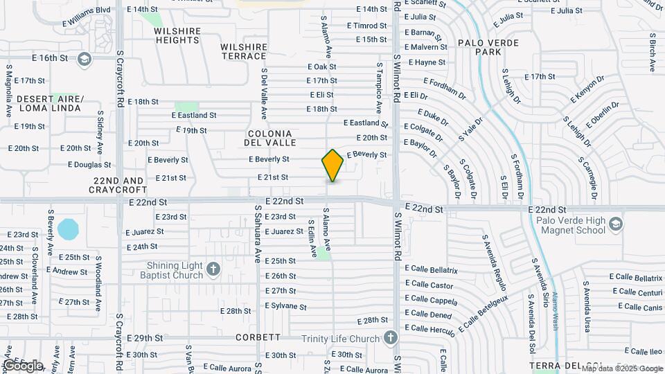 1187 S Alamo Ave Map and Location Details