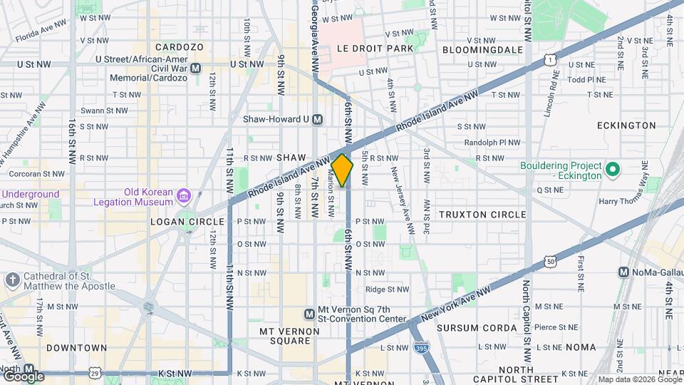 606 Q St NW Map and Location Details