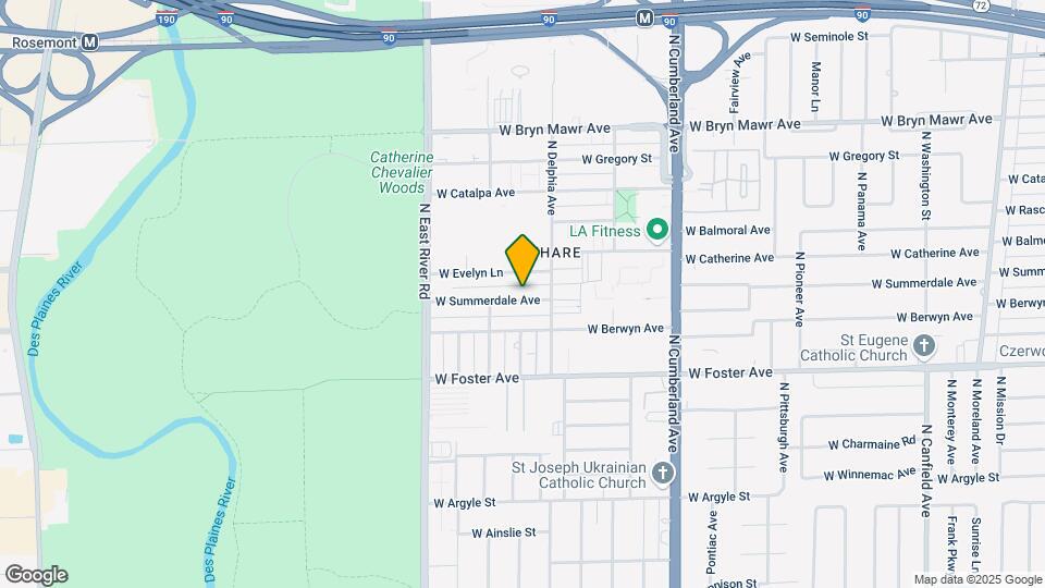 8626 W Summerdale Ave Map and Location Details