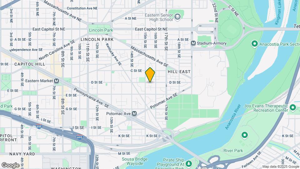 1517 D St SE Map and Location Details