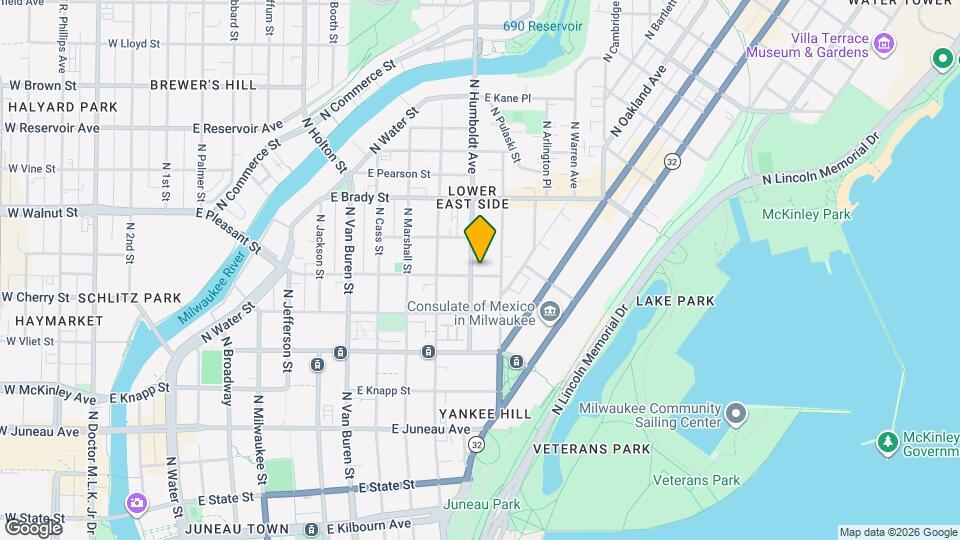 1602-1606-1606 N Humboldt Ave, Unit 1602 Map and Location Details