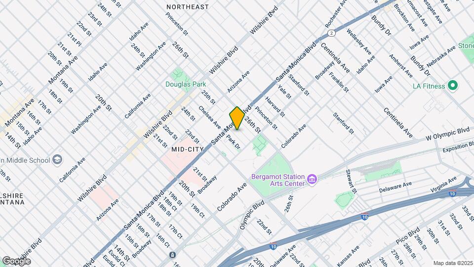 1424 25th St Map and Location Details