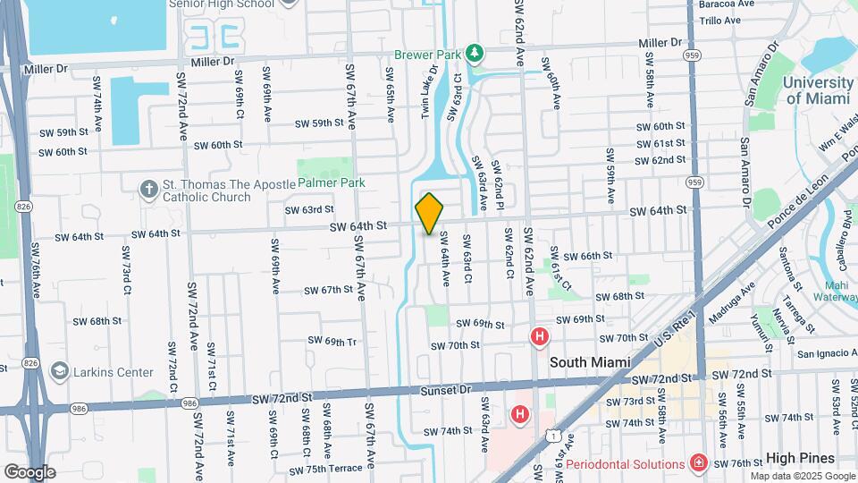 6431 SW 64th Ct Map and Location Details