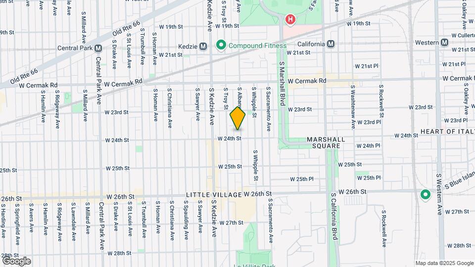 2354 S Albany Ave, Unit 3 F Mapa y Detalles de la Ubicación