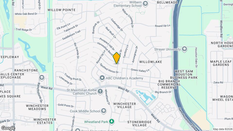 10002 Green Valley Ln Map and Location Details