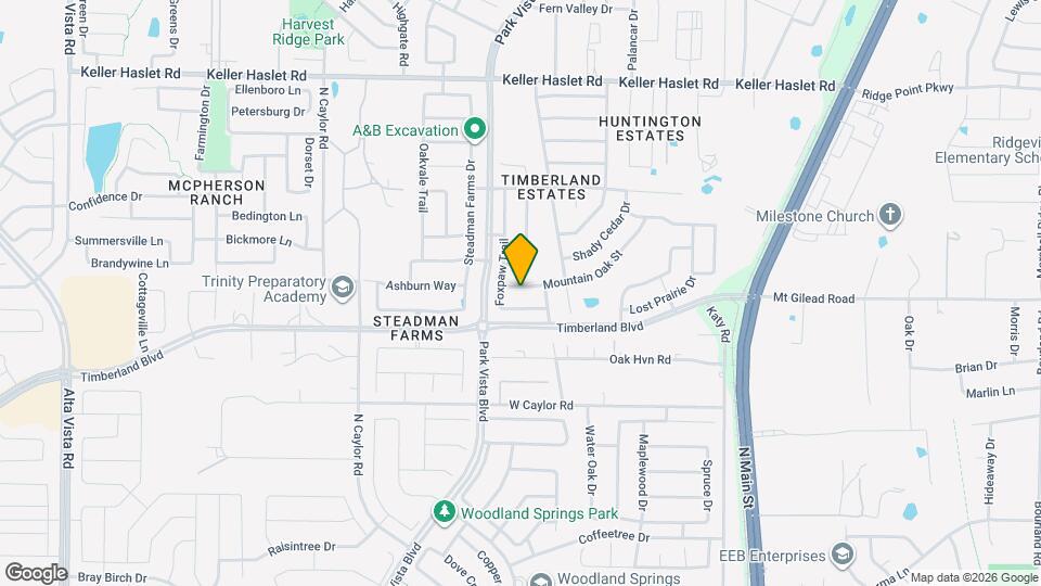 4516 Mountain Oak St Map and Location Details