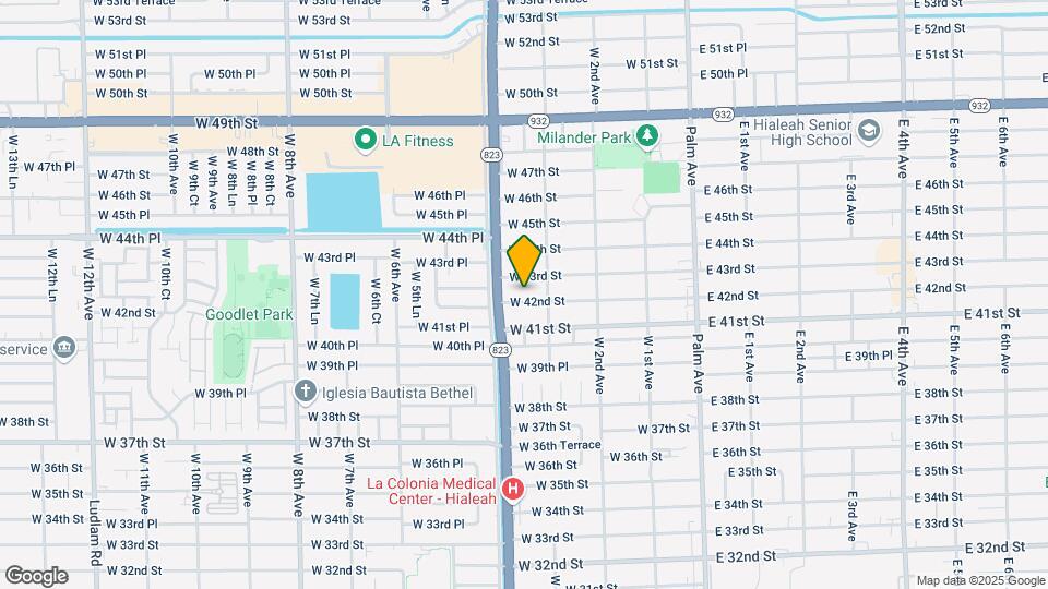 343 W 42nd St Map and Location Details
