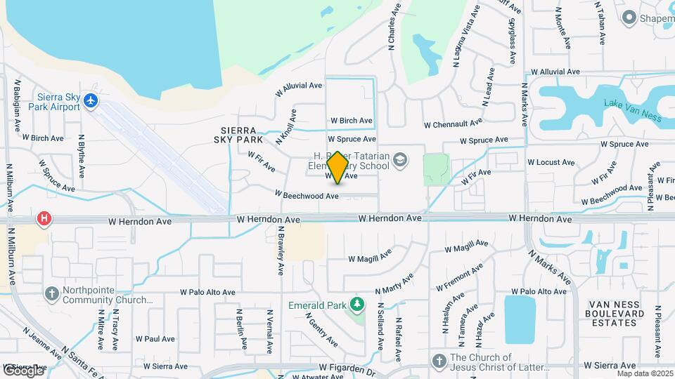 3644 W Beechwood Ave Map and Location Details