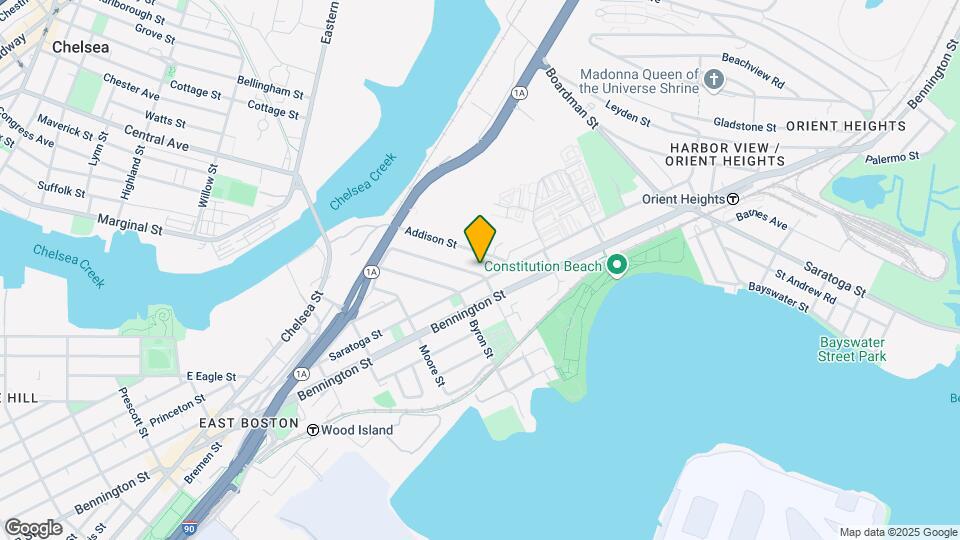 90 Wordsworth St, Unit #SF Map and Location Details