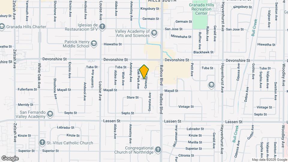 10141 Genesta Ave Mapa y Detalles de la Ubicación