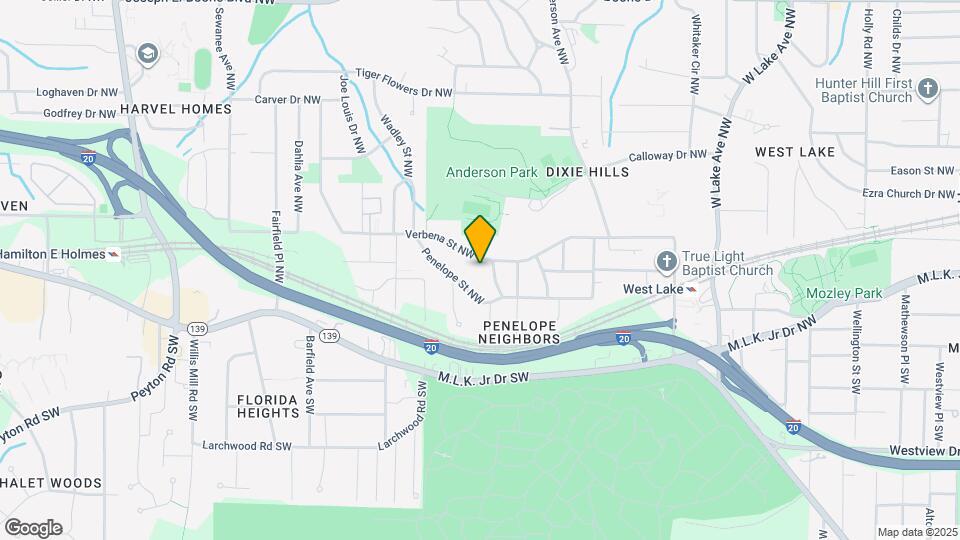 2068 Verbena St NW Map and Location Details