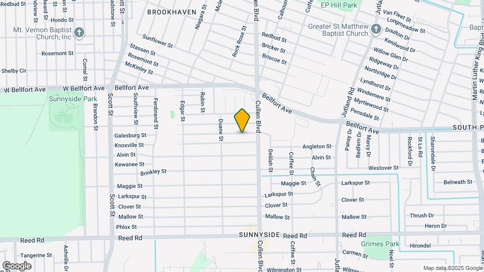 4632 Galesburg St Map and Location Details