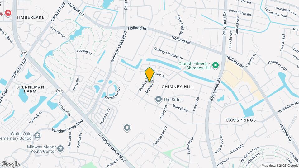 819 Dryden St Map and Location Details