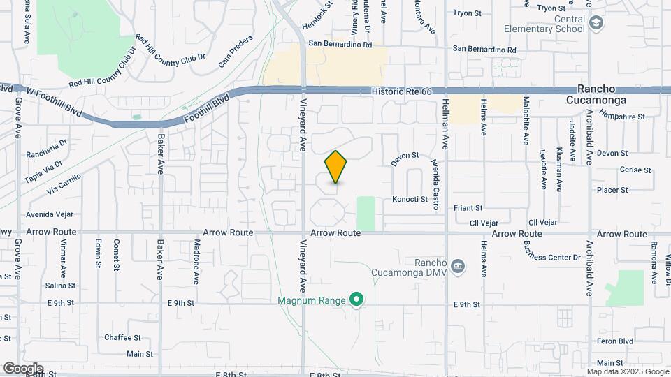 8323 Vineyard Ave Mapa y Detalles de la Ubicación