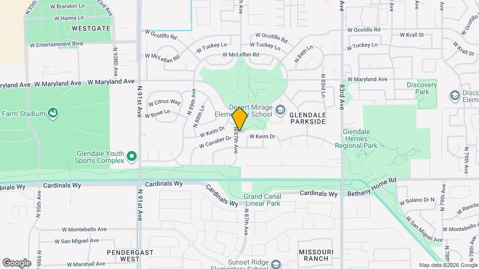 6157 N 87th Ln Map and Location Details