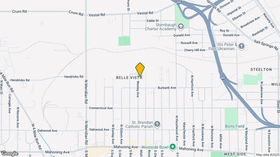697 Wesley Ave Map and Location Details