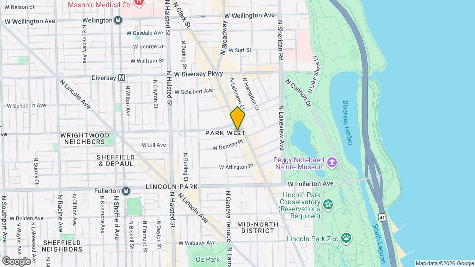 506 W Deming Pl Mapa y Detalles de la Ubicación