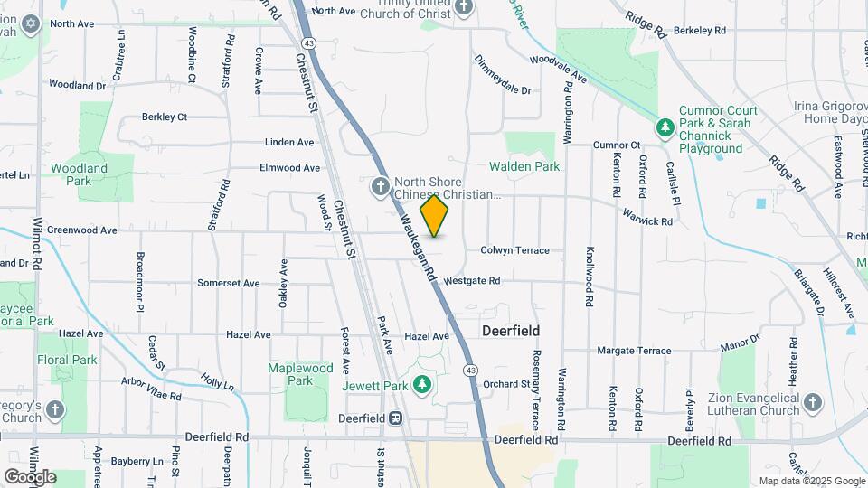 1163 Waukegan Rd Map and Location Details